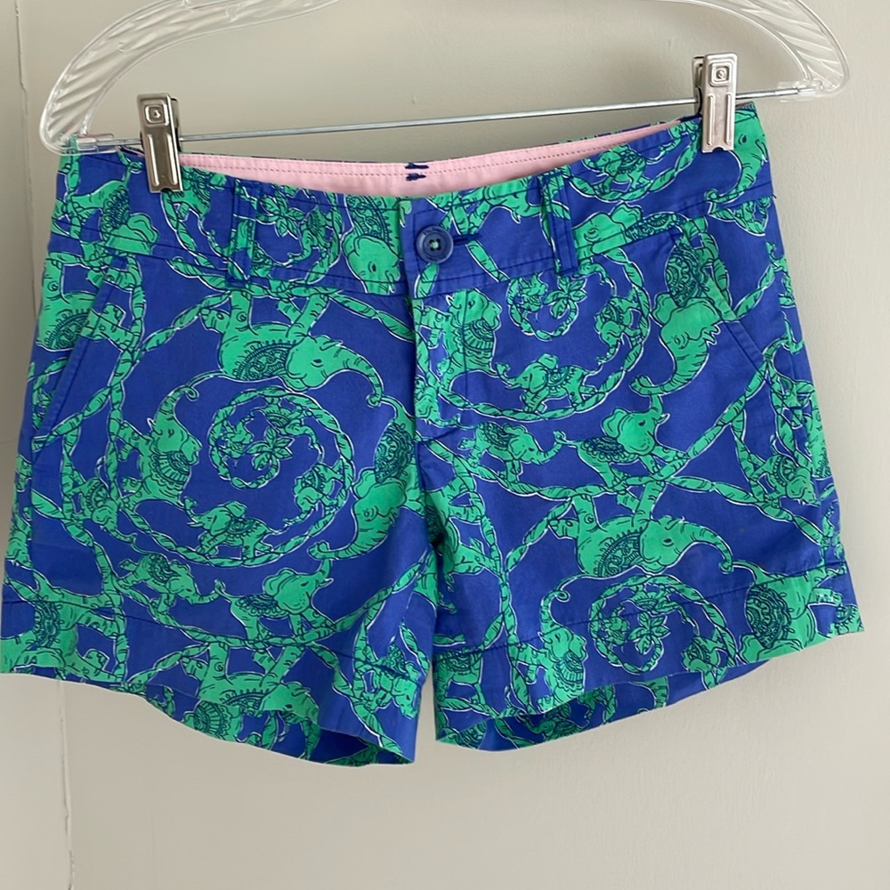 Lilly Pulitzer Callahan shorts; hardly worn; size zero